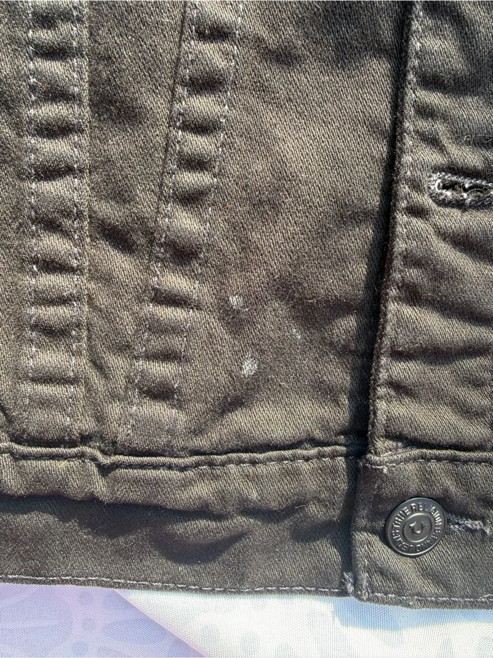 NWOT True Religion Men’s Trucker Jacket Medium